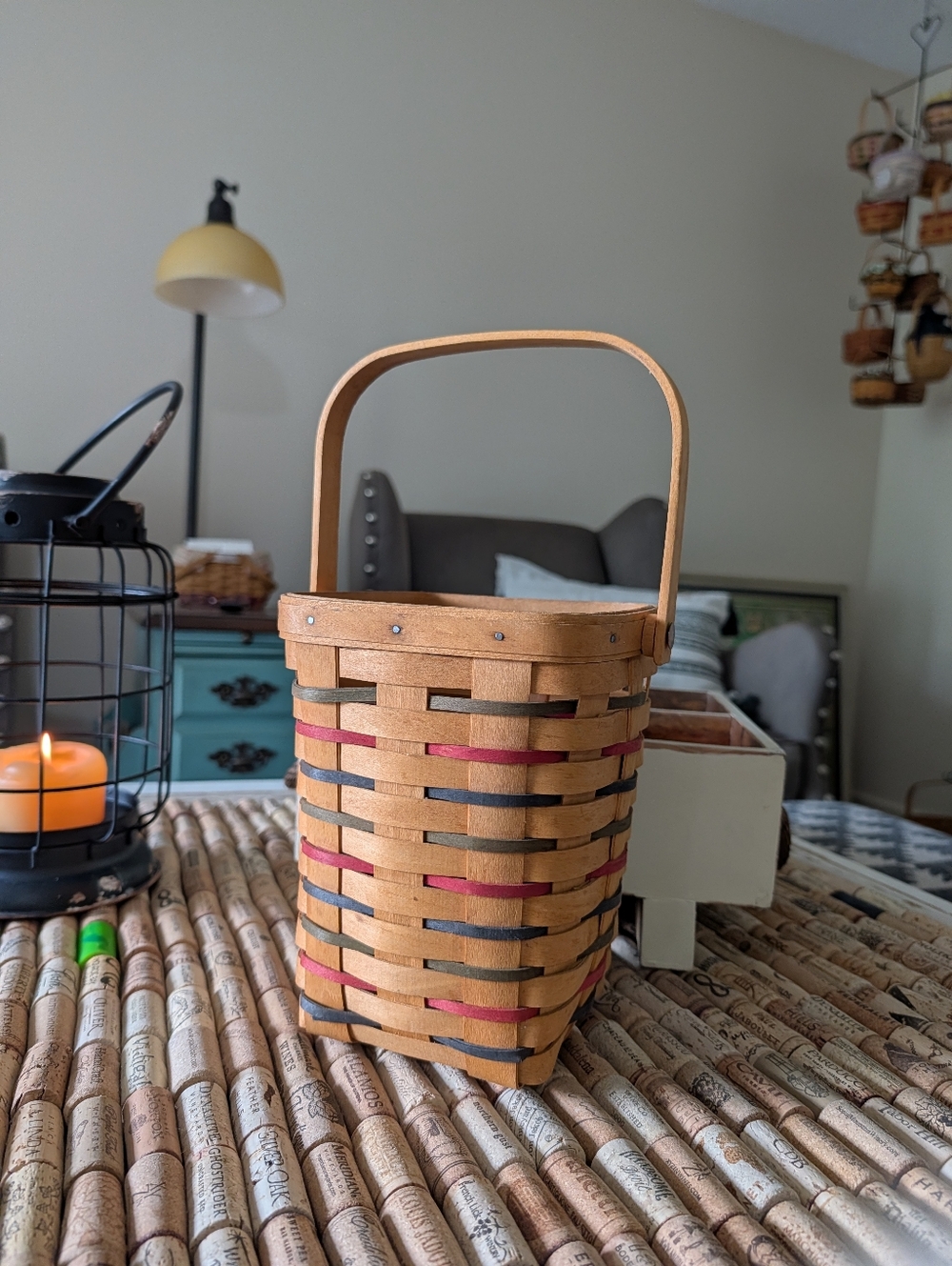 Longaberger 1998 Woven Traditions Large Peg Basket